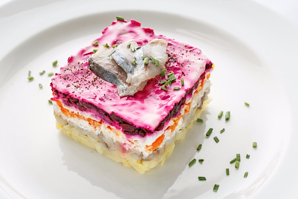 Russischer salat pod schuboj